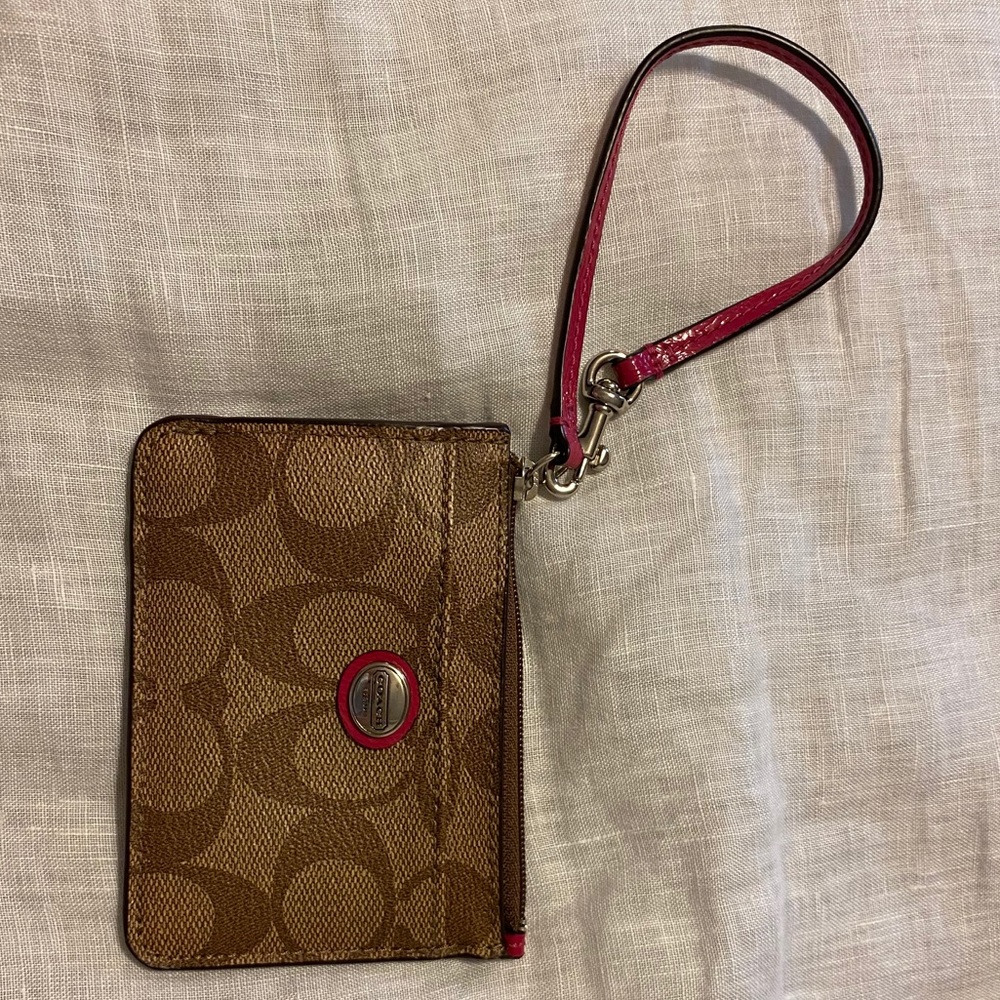 Coach ID wristlet
